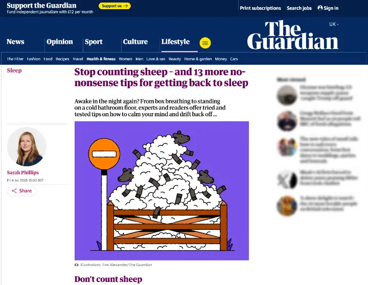 Stop-counting-sheep-and-13-more-no-nonsense-tips-for-getting-back-to-sleep-Sleep-The-Guardian