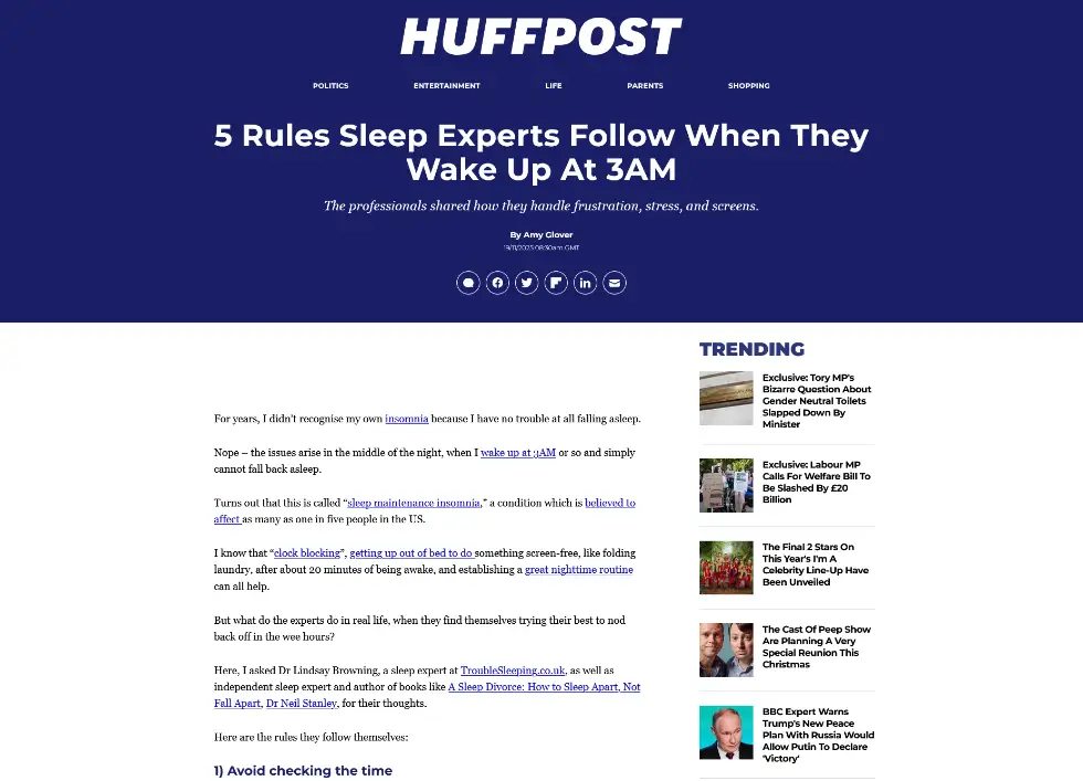 Huffpost screenshot